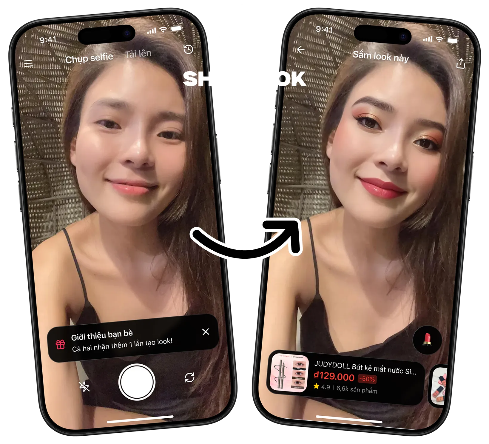 Xem trước ứng dụng Shoplook